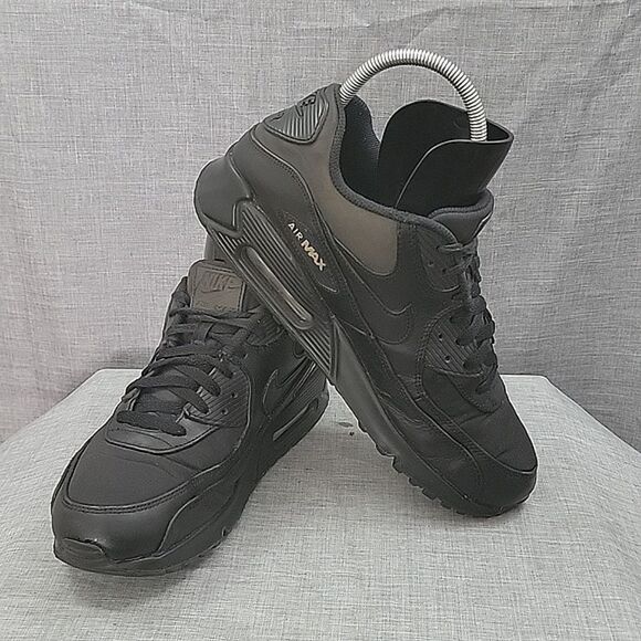 Nike Air Max 90 premium black gold 700155-011 SZ 10 main image 4